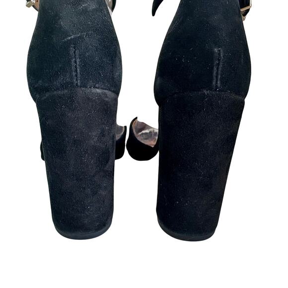 Sam Edelman Yancy Suede Block Heel Crossover Sandal Shoe 8.5 - Picture 7 of 9